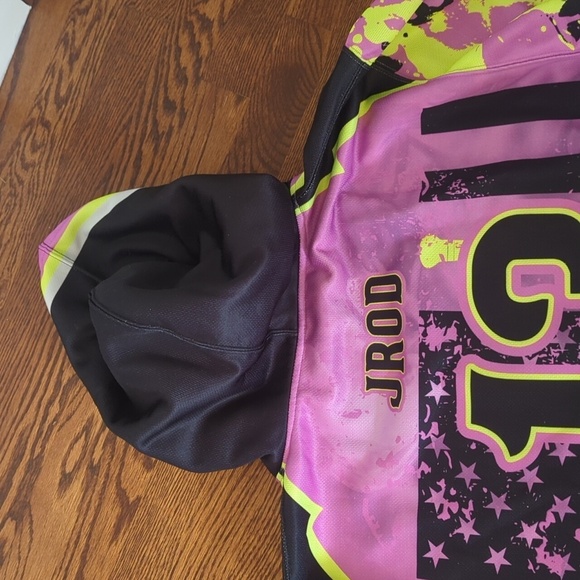 Berserk Purple/Black/Yellow Pullover Hoodie A Rod/J Rod Oversized Graphic Sz XXL - Picture 6 of 11